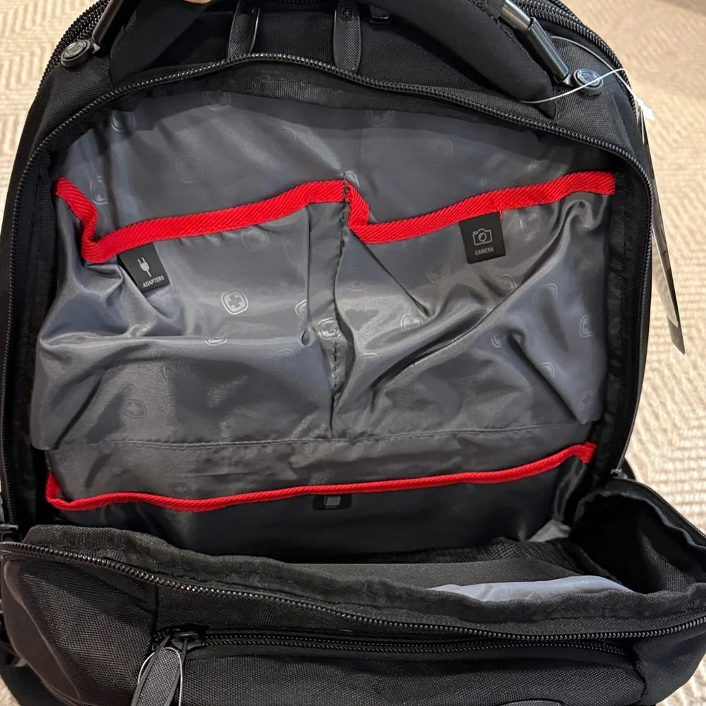 SwissGear Black Laptop Backpack, NWT - Picture 8 of 11
